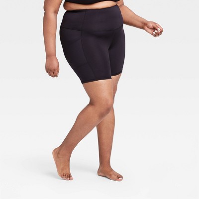 black cycling shorts plus size