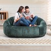 CAVINAS Chenille Bean Bag Chair for Adults and Kids,Oversized Lazy Sofa Chair with High-Density Foam,Modern Lounge Chair for Living Room - 2 of 4