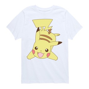 Boys' - Pokémon - Pikachu Red Cheeks Short Sleeve Graphic T-Shirt - 1 of 4