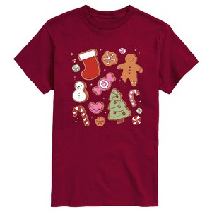 Men's - Instant Message - Kawaii Christmas Treats Short Sleeve Graphic T-Shirt - 1 of 4