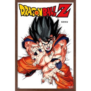 Trends International Dragon Ball Z - Goku Feature Series Framed Wall Poster Prints - 1 of 4