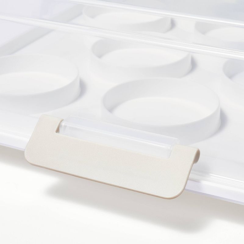 Plastic Rectangle Cupcake Carrier Clear/White/Gray - Figmint&#8482;, 5 of 7