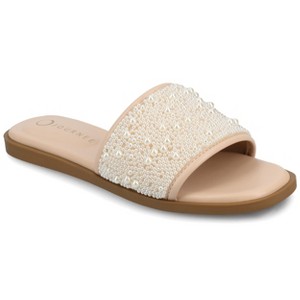 Journee Women's Precly Evening Flat Sandals - 1 of 4