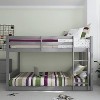 Twin Over Twin Capri Wood Floor Kids' Bunk Bed Gray - Hillsdale Furniture - 2 of 4