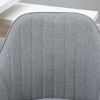 NicBex Adjustable Home Office Chair Modern Fabric Computer Chair Vanity Chair with 5 Casters and Mid-Back for Office, Study, Living Room - 2 of 4