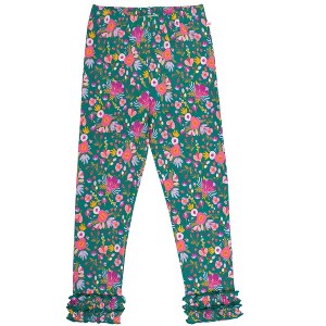 RuffleButts Girls Ruffle Leggings - 1 of 4