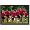 PosterPalooza | Simple Black Picture Frame - UV Acrylic, Backing Board, Hanging Hardware Included - 2 of 4