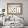 WallBeyond Natural Wash Wood Mirror - 3 of 4