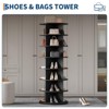 7 Tier Rotating Shoe Rack Tower, 360° Revolving Free Standing Spinning Shoe Organizer, Vertical Spinning Shoes Display - 3 of 4