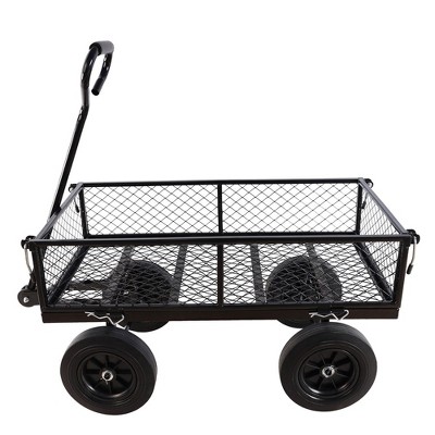 Solid wheels Tools cart Wagon Cart Garden cart trucks