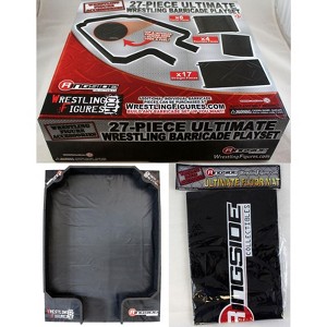Package Deal 27-Piece Ultimate Wrestling Barricade Playset & Floor Mat Set of 2 - 1 of 3