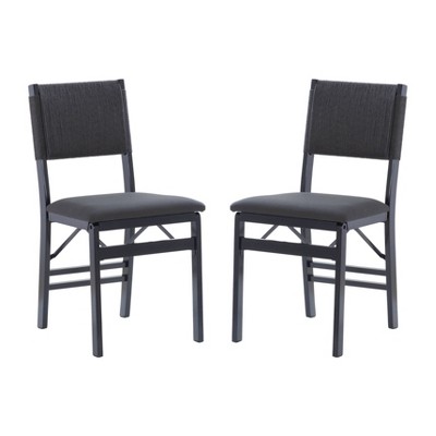 Линоновый набор из 2-х предметов с мягкой спинкой и сиденьем из каната Темзы, современный складной стул середины века