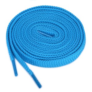 INSPIRE CHIC Double Layer Hollow Thick Flat Shoelaces 2 Pairs - 1 of 4