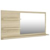 vidaXL Bathroom Mirror Sonoma Oak 35.4 - 2 of 4