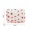 3pcs Mini Makeup Bag Printed Cosmetic Bag Coquette Aesthetic Toiletry Bag Travel Make Up Organizer Bag For Business Trips Vacations Outdoor Activities - 4 of 4