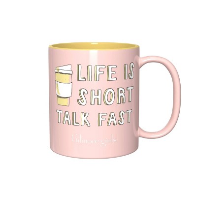 Zak Designs 11.5 fl oz License Mugs Gilmore Girls "Life is Short"