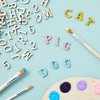 Juvale 144 Pack Small Alphabet Wooden Letters 1 inch and Numbers, Natural Wood Blocks for Kids, DIY Arts and Crafts, Home Decor, 4 Sets - 3 of 4