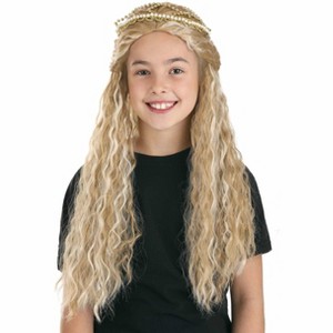 HalloweenCostumes.com  Girl The Princess Bride Girl's Buttercup Wig, White/Yellow/Orange - 1 of 4
