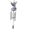 Roman 15.0 Inch Cat Memorial Windchime Pawprints Wings Heaven Bells And Wind Chimes - image 3 of 3