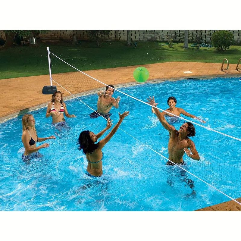 Swim Central 16' SplashBack Basketball and Volleyball Combo Swimming Pool Game, 2 of 4