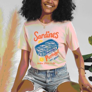 Simply Sage Market Sardines Portugal Short Sleeve Tee - 1 of 4