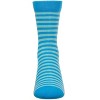 Memoi Thin Stripe Cotton Blend Boys Crew Sock - 2 of 4