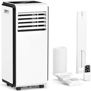 R.W.FLAME 8,000 BTU Portable Air Conditioner, 2024 Upgraded 4-in-1 AC Unit with Remote, Timer & LED Display, Cools up to 350 Sq. Ft - 1 of 1