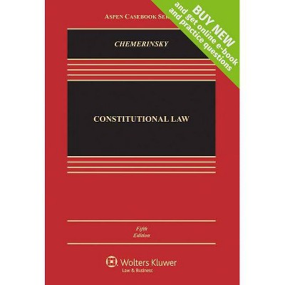  Constitutional Law - (Aspen Casebook) 5th Edition by  Erwin Chemerinsky (Hardcover) 