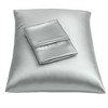 BLISSFORD Satin Pillowcase with Zipper, Satin Pillow Cases 2 Pack, Silk Pillow Cover - 2 of 4
