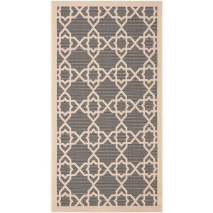 Courtyard CY6032 UV & Stain Resistant Non-Shedding Power Loomed Indoor/Outdoor Rugs - Safavieh - 1 of 4