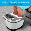 SereneLife Electric Foot Massager with Vibration Therapy - Gray - 4 of 4
