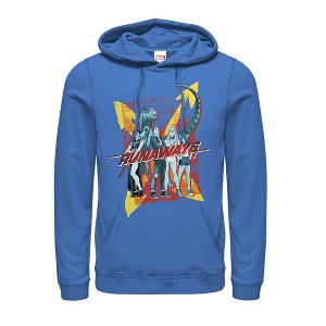 Men's Marvel Runaways Retro Team Pull Over Hoodie - 1 of 3