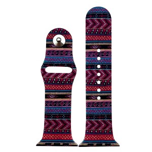 Olivia Pratt Multiple Printed Silicone Apple Watch Band - 1 of 4