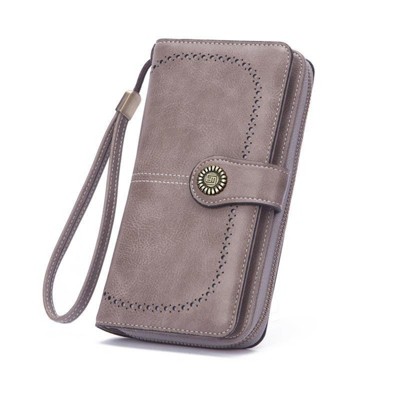 BEAFUP Leather Wallets for Women - Large Capacity with Detachable Wrist Strap, Perfect for Travel, Shopping & Daily Use