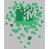 Women's MTV St. Patrick's Day Shamrock Splatter Logo T-Shirt - 2 of 4