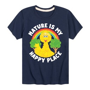 Boys' - Sesame Street - Nature Is My Happy Place Short Sleeve Graphic T-Shirt - 1 of 4