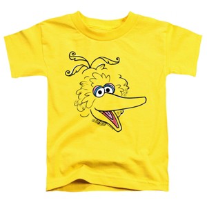 Toddler Boys' Sesame Street Big Bird Retro Sketch Face T-Shirt - 1 of 3