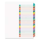Avery Ready Index Table of Contents Dividers Multicolor Tabs 1-31 Letter 11846