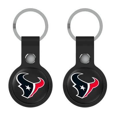 Keyscaper NFL AFC Teams Insignia Black Airtag Holder 2-Pack
