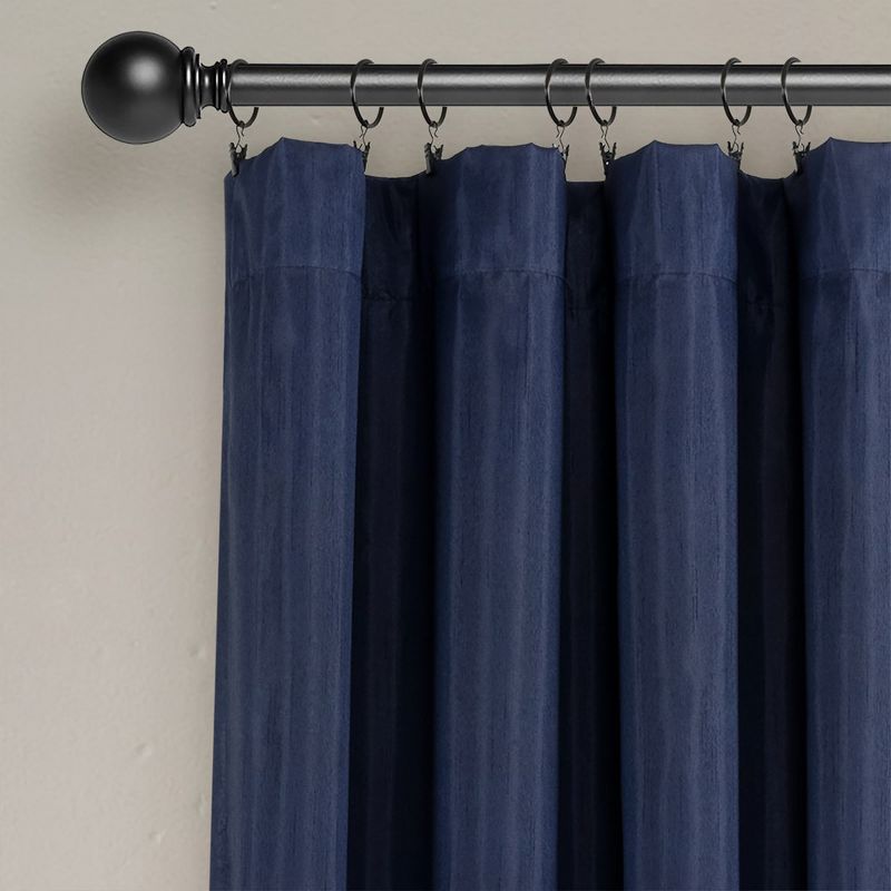 Night Sky 100% Lined Blackout Window Curtain Panel Navy/White Single 42X84, 3 of 7