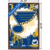 Trends International NHL St. Louis Blues - Maximalist Logo 23 Framed Wall Poster Prints - 3 of 4