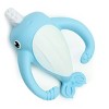 Smily Mia Nora the Narwhal Soft Silicone Baby Teether, Baby Teething Toy with Two Handles, Helps Relieve Teething Pain - 4 of 4