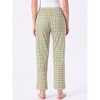 INSPIRE CHIC Women's Cotton Plaid Pajama Bottoms Elastic Waist with Pocket Long Sleepwear Lounge Pants - 4 of 4