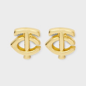 Bijoux Sport by Luv Aj MLB Gold Logo Stud Earrings - 1 of 3