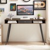 PAGED 47.24" Office Desk with Drawers,Writing Desk with USB Ports and Power Outlet,Multifunctional Home Office Desk for Home,Office - 2 of 4
