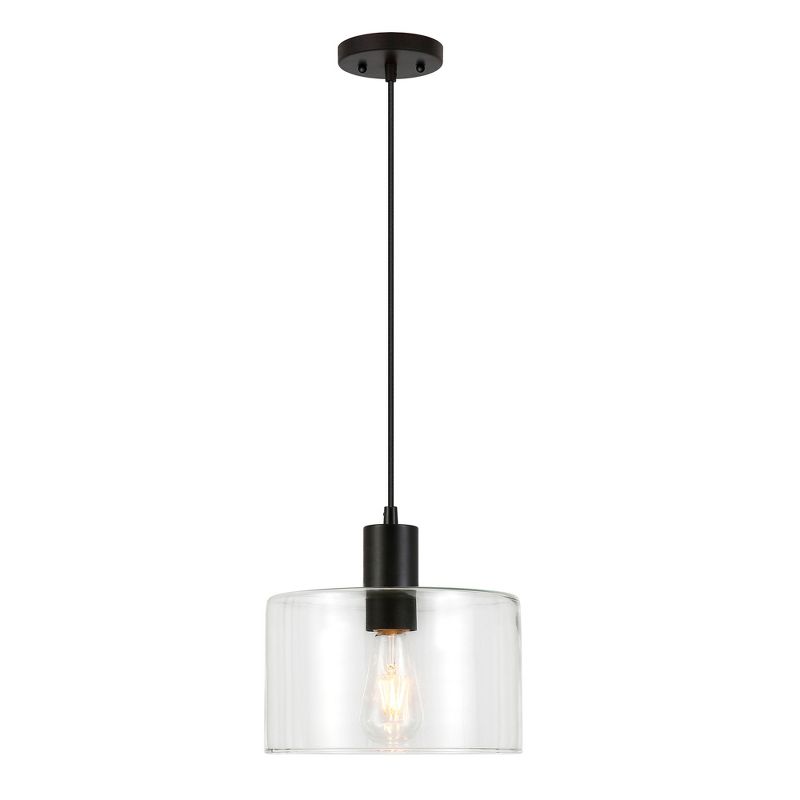 Hampton & Thyme 10" Wide Pendant with Glass Shade , 1 of 11