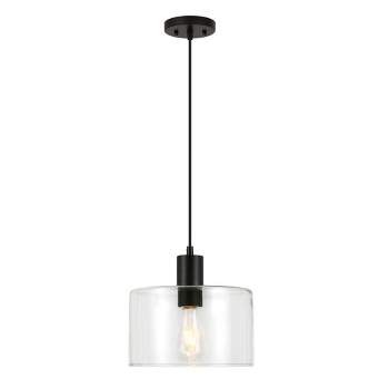 Hampton & Thyme 10" Wide Pendant with Glass Shade 