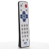 Anderic RR1002 1-Device EzWipe Water Resistant Hospitality Universal TV Remote Control Black 100 Pack - 4 of 4