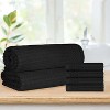 Modern Ribbed Cotton  Assorted Towel Set by Blue Nile Mills - 2 of 4