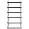 vidaXL Towel Rack Black Steel Towel Rack Rectangular Contemporary - 3 of 4